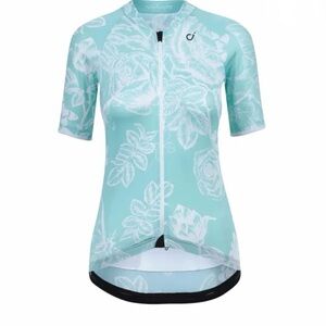 Velocio Woman’s Luna Floral SE Jersey in Mint